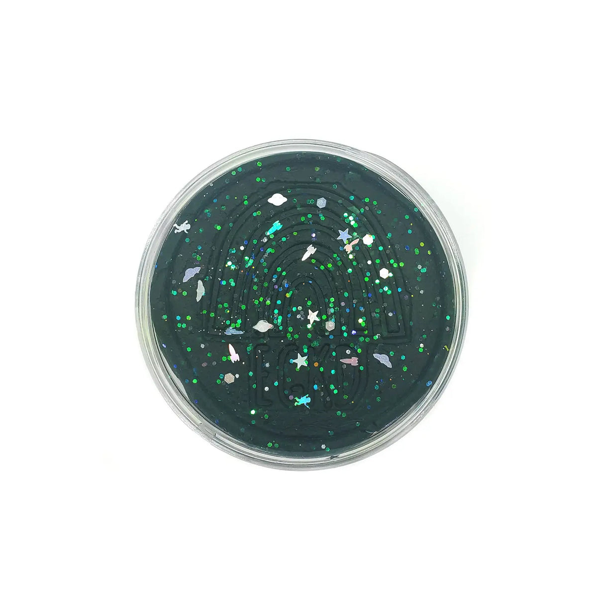 Black Glitter Modelling Clay