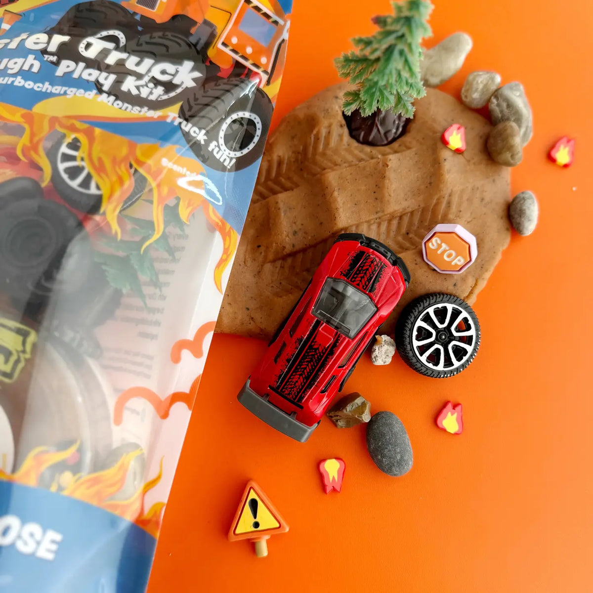 Sensorik-Set mit Knetmasse Monster Truck