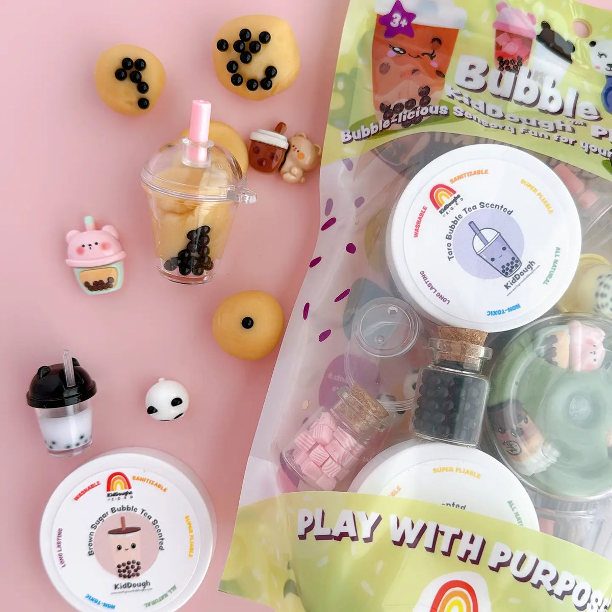 Sensorische speelkleiset Bubble Tea