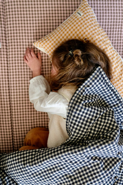 Kuscheldecke Vichy Réglisse