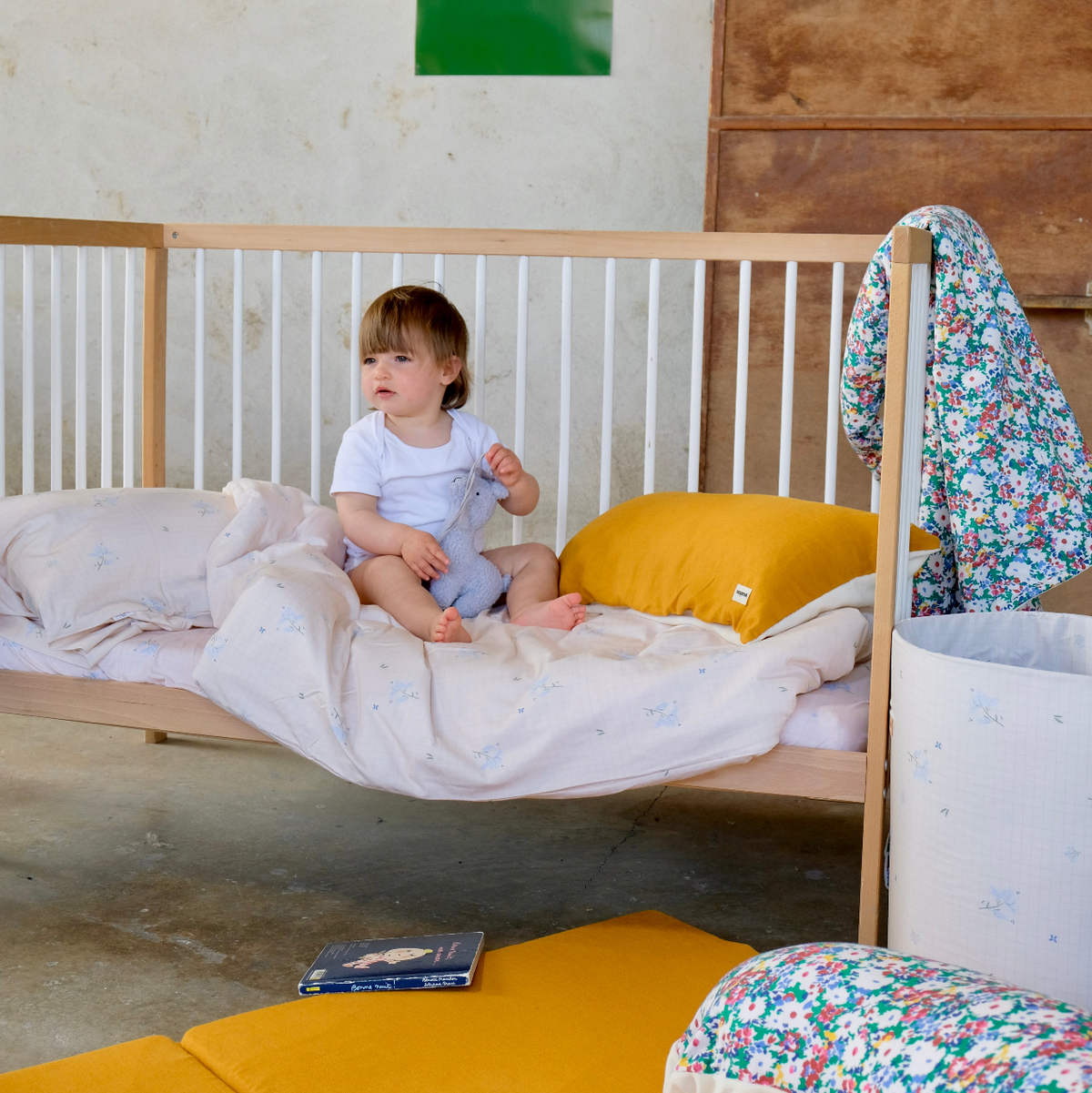Drap Housse Bleuets