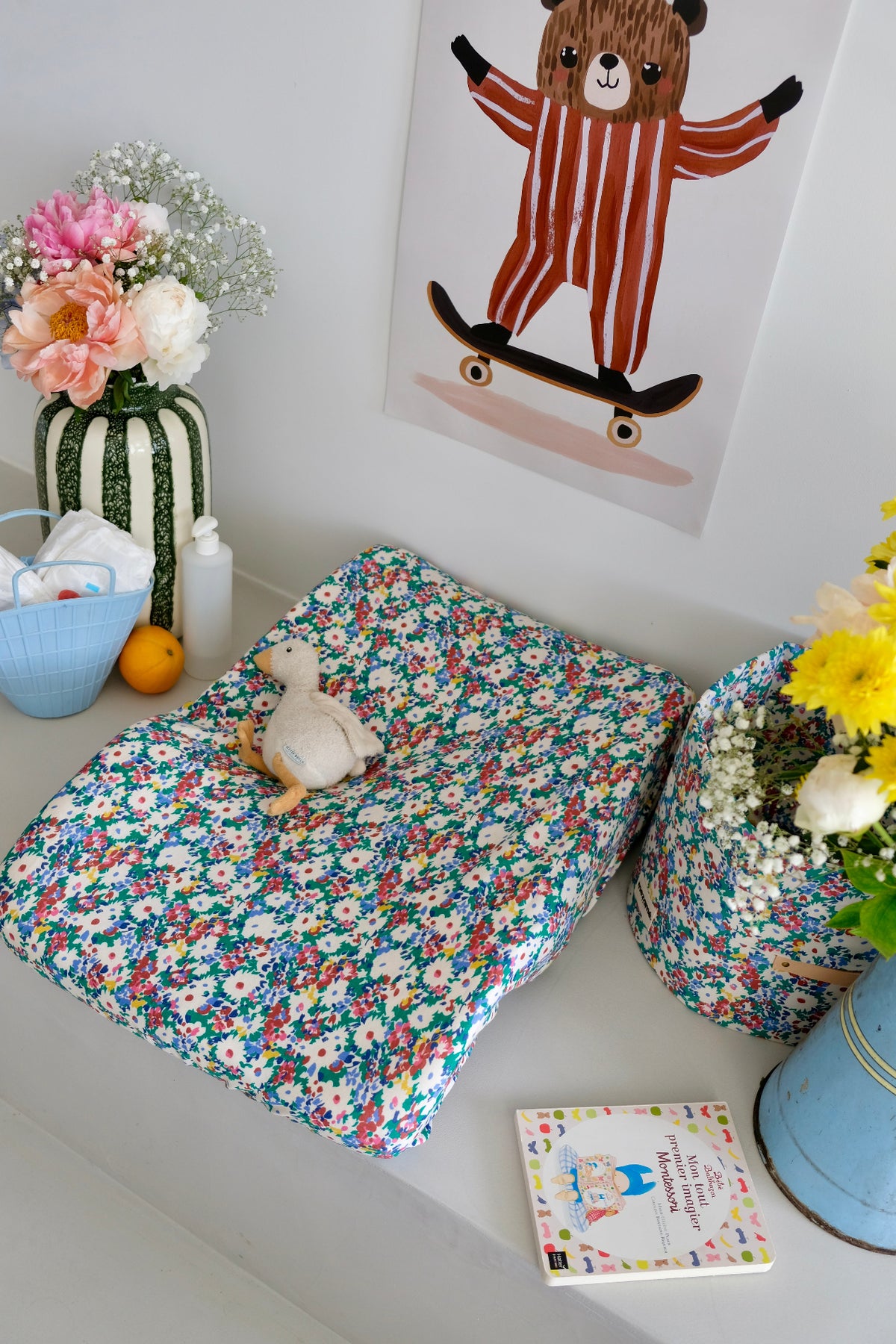 Housse matelas à langer Folk