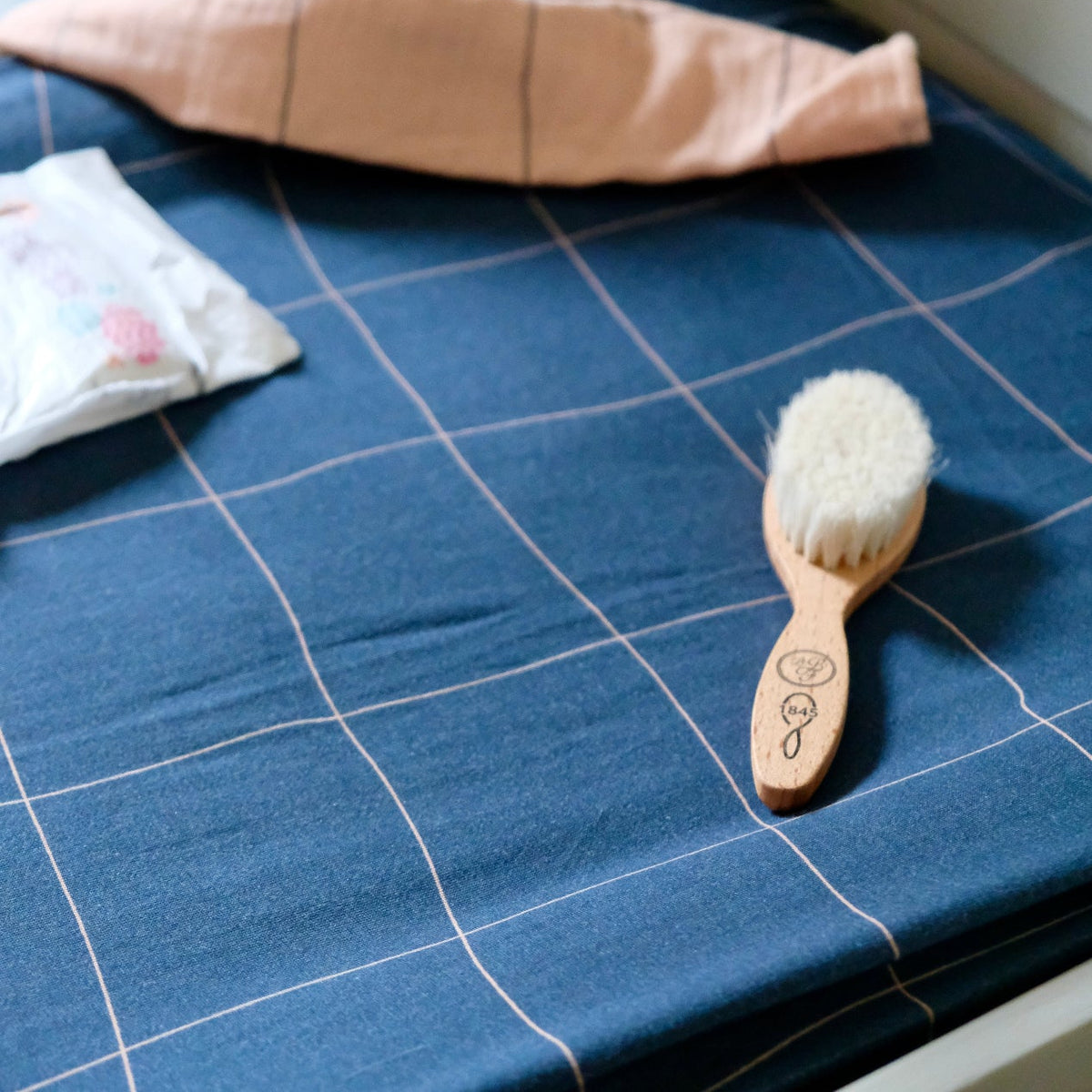 Housse matelas à langer Grid