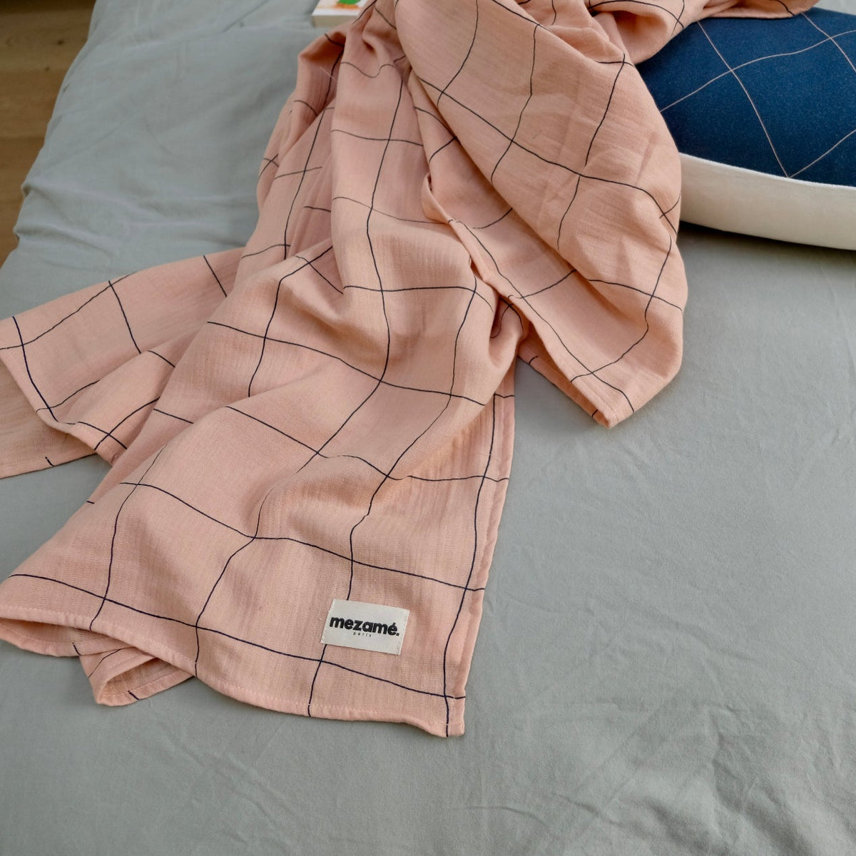 Maxi hydrofiele doek Grid Rose