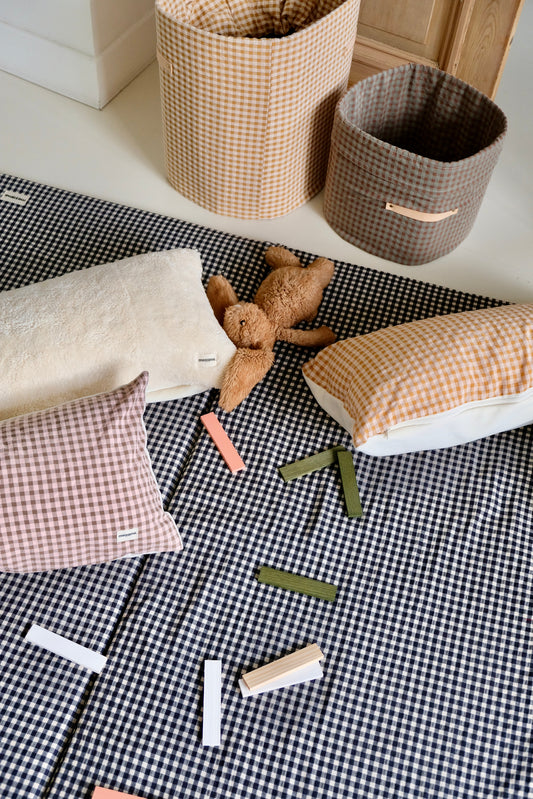 Tapis de vie Vichy Réglisse