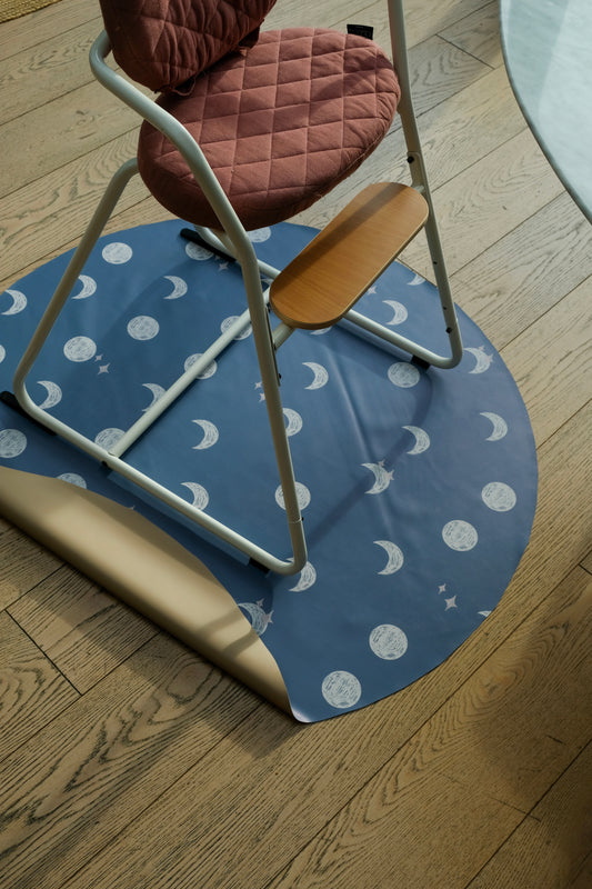 Waterproof rond activiteitentafelkleed To the moon / Sésame
