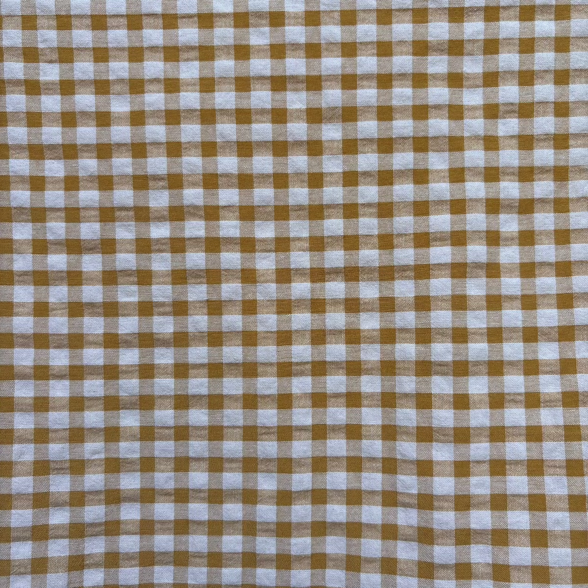 Tapis de vie King Size Vichy Caramel