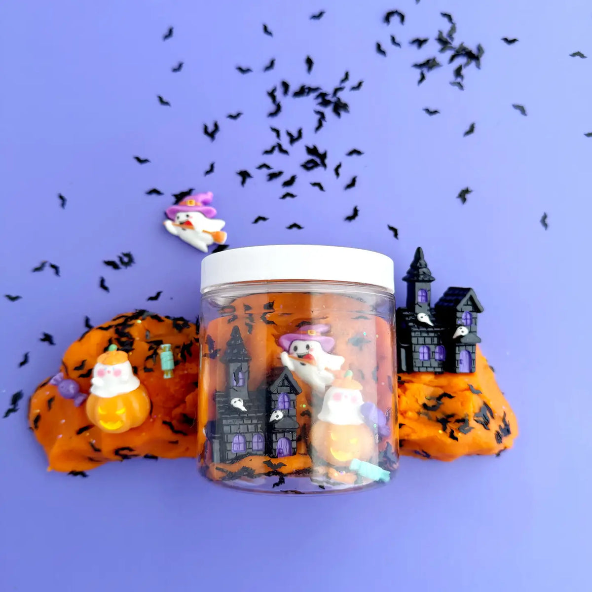 Mini sensorische speelset boetseerklei Halloween
