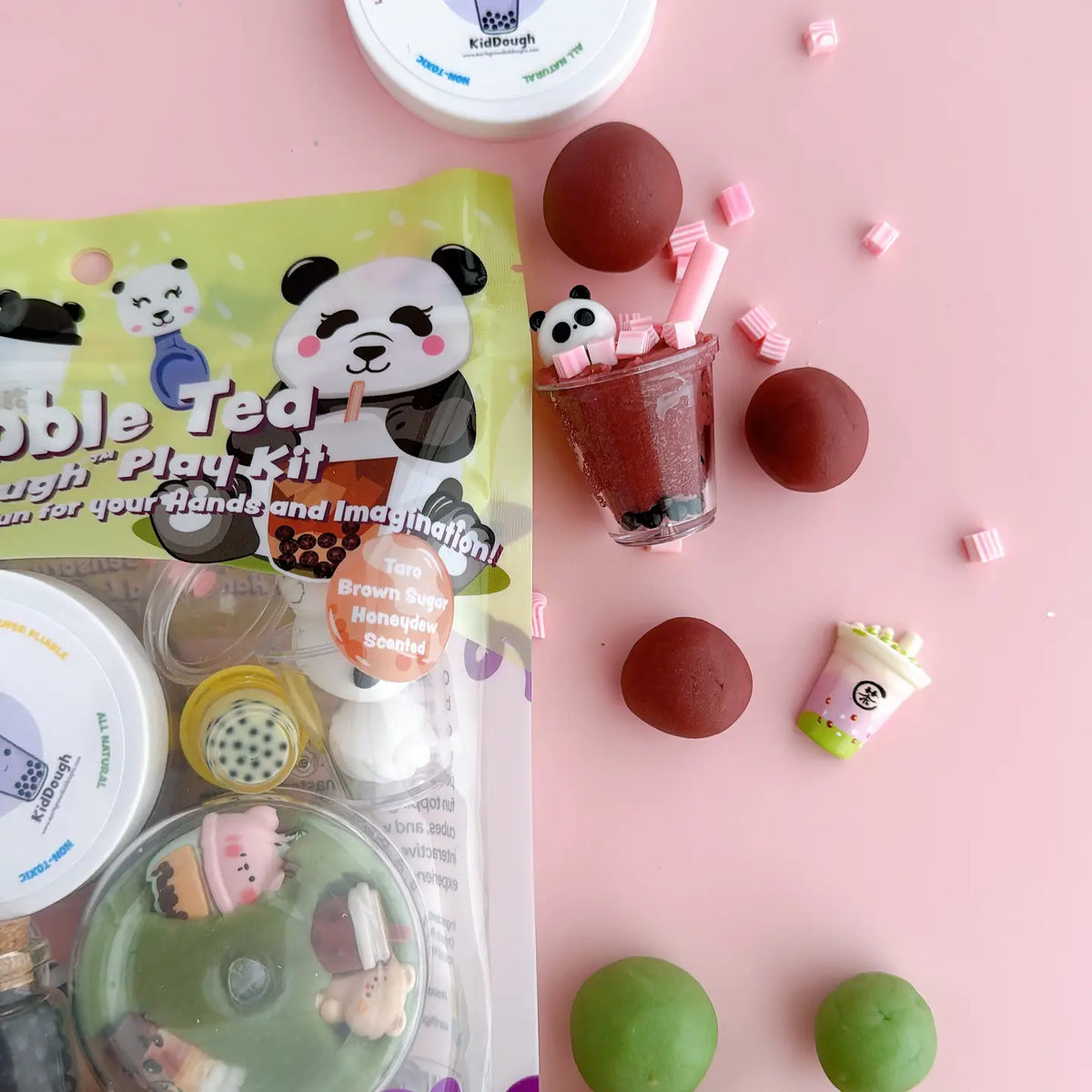 Sensorische speelkleiset Bubble Tea