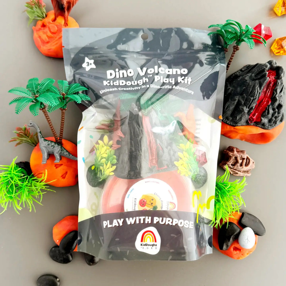 Kit de juego Dino Volcán