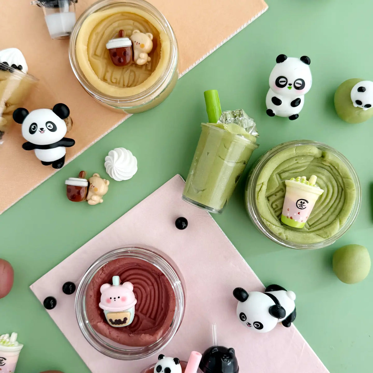 Sensorische speelkleiset Bubble Tea