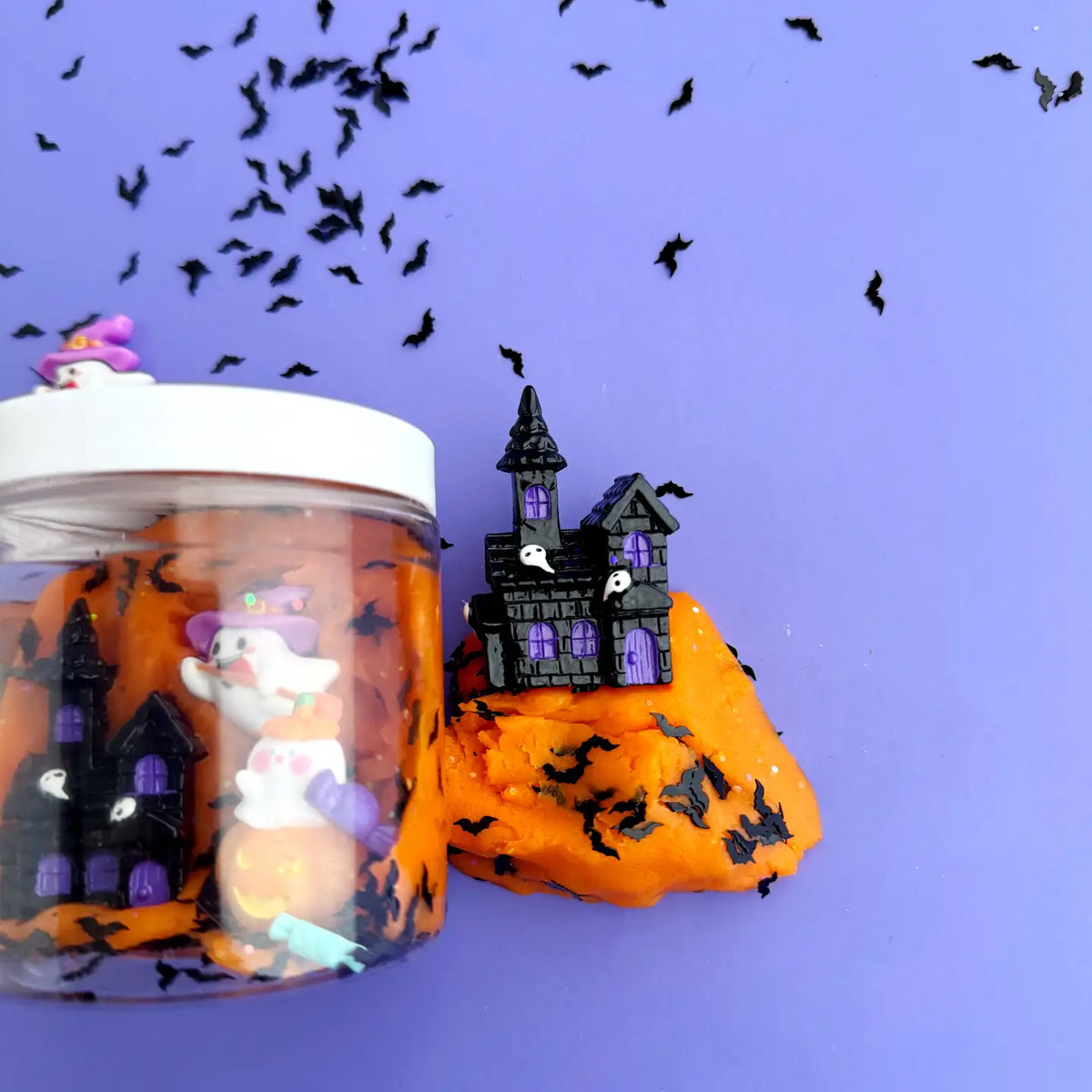 Mini sensorische speelset boetseerklei Halloween