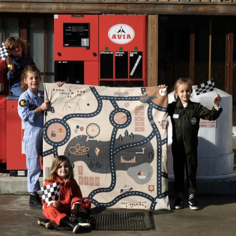 Überzug Spielstraße für Baby- und Kinder-Spiel- und Krabbelmatte