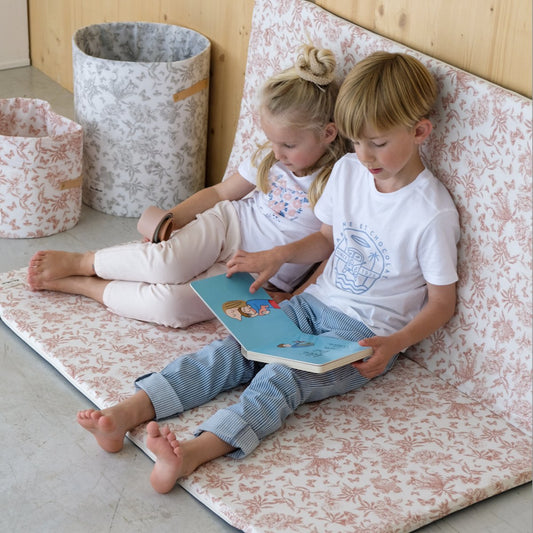 housse tapis d eveil motricite et jeux bebe enfant collaboration tartine&chocolat coloris rose