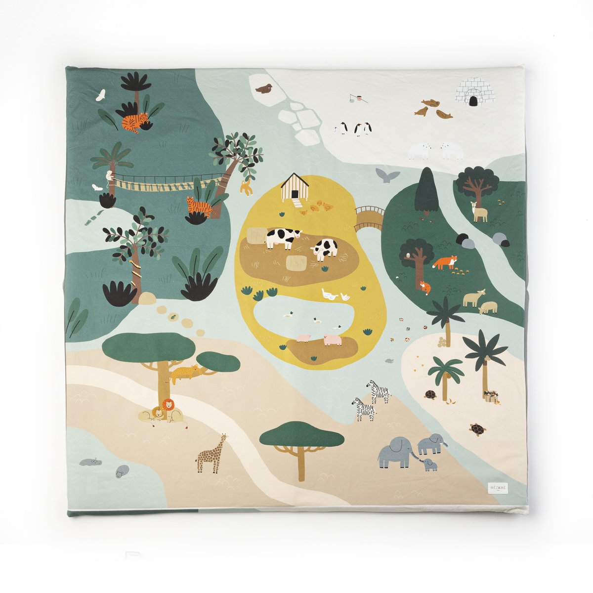funda animales juegos para enfilar alfombra de juego motricidad actividades bebé niño detalle