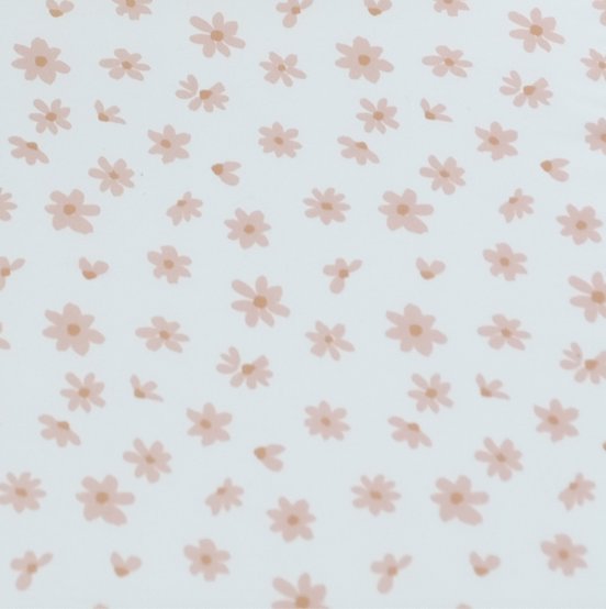 floral print close-up