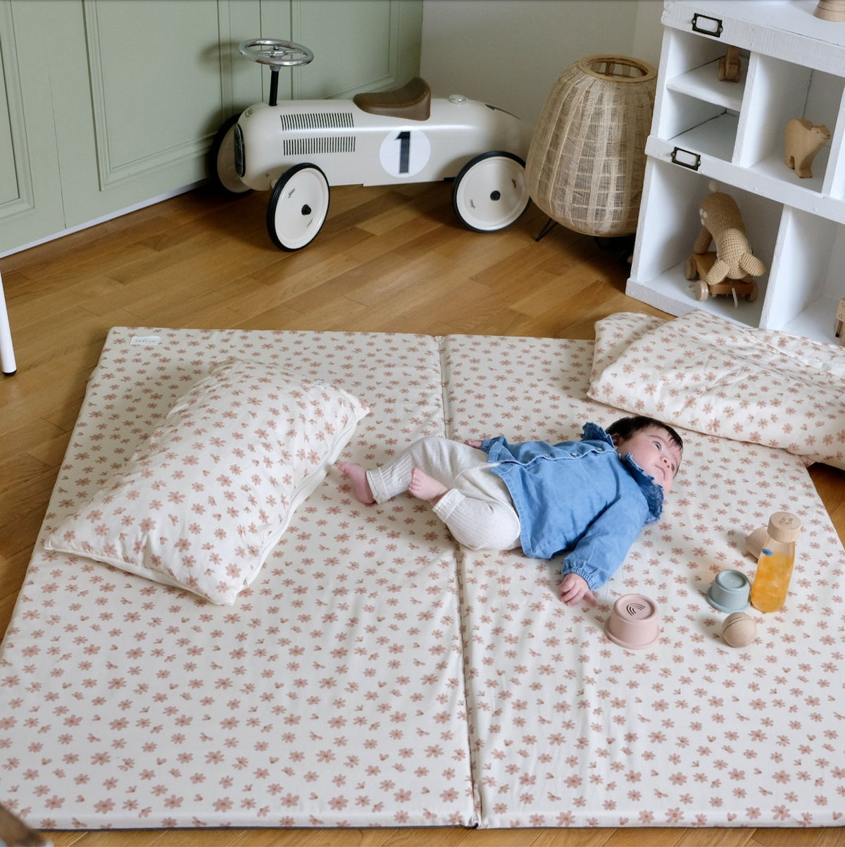 coussin enfant adulte fleuri 