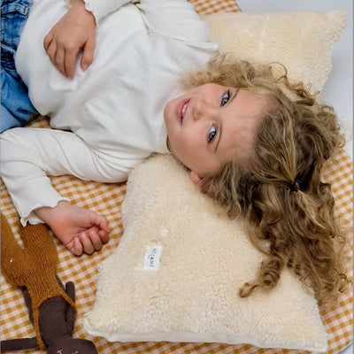 kuschelig weiches Teddy-Kissen