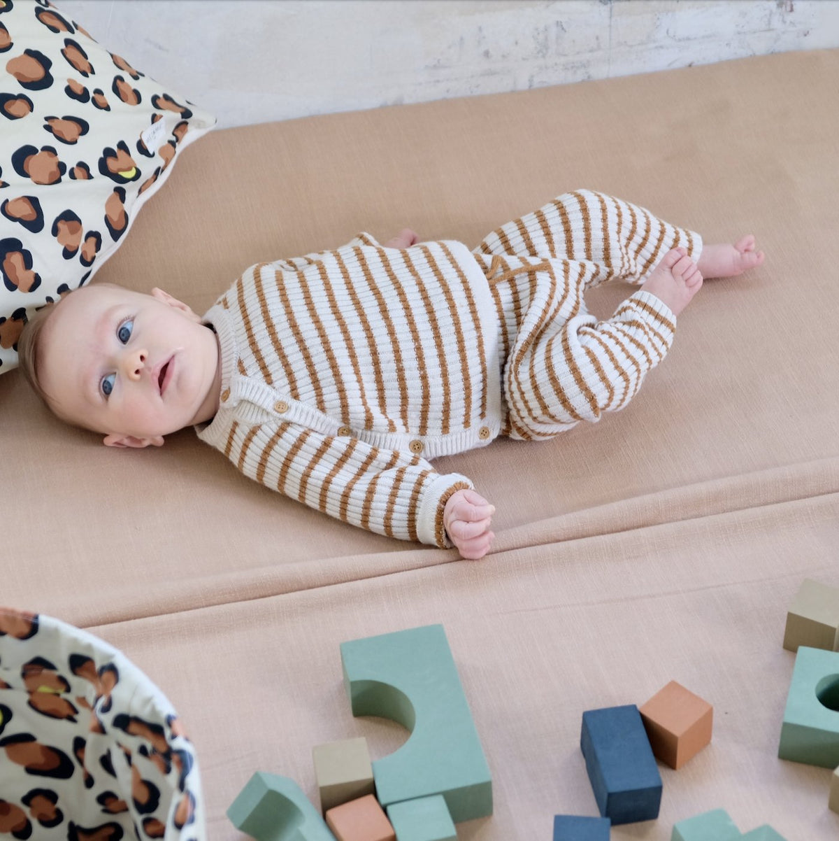 speelmat voor motoriek en spel baby kind groot formaat XXL cassonade