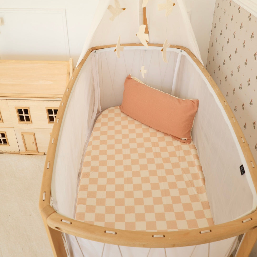 Damier Barbe à Papa Fitted Sheet