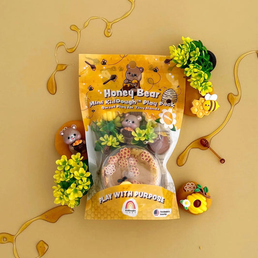 Mini kit sensorial de plastilina Oso miel
