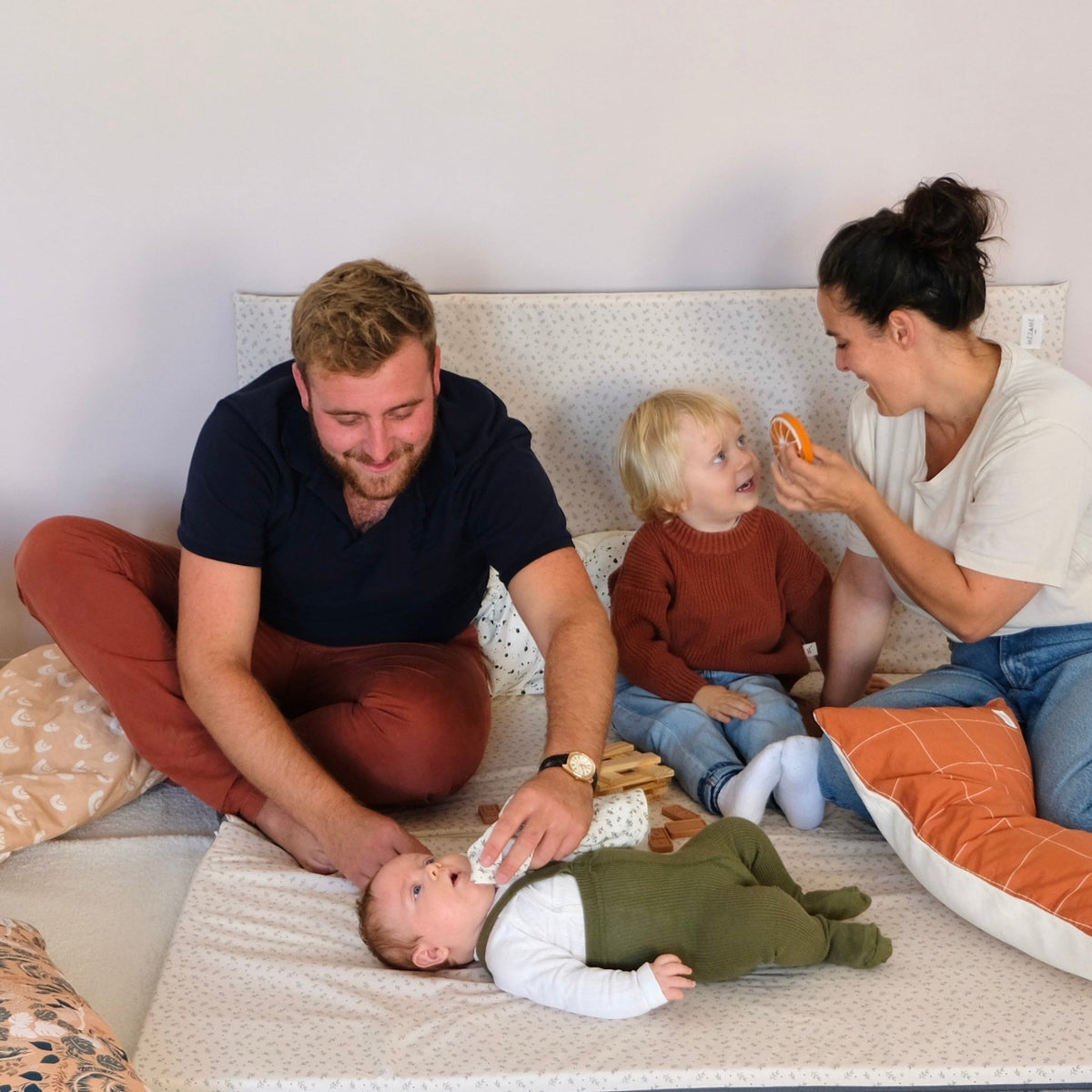 verlengstuk speelmat spel en motoriek groot formaat king size XXL vlekbestendig wit